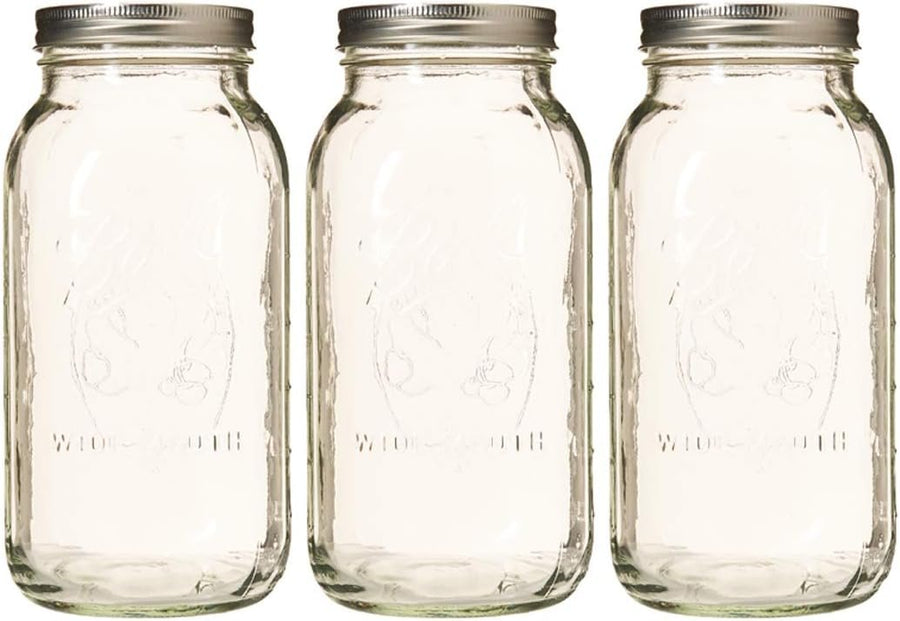 Ball 64 ounce Jar, Wide Mouth, Set of 3