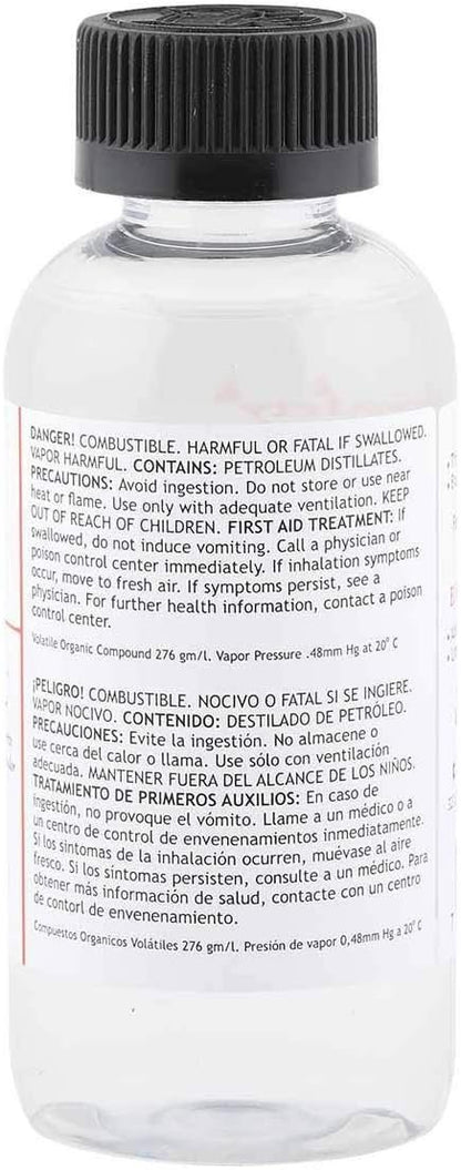 Gamblin Gamsol Odorless Mineral Spirits Bottle, 4.2oz