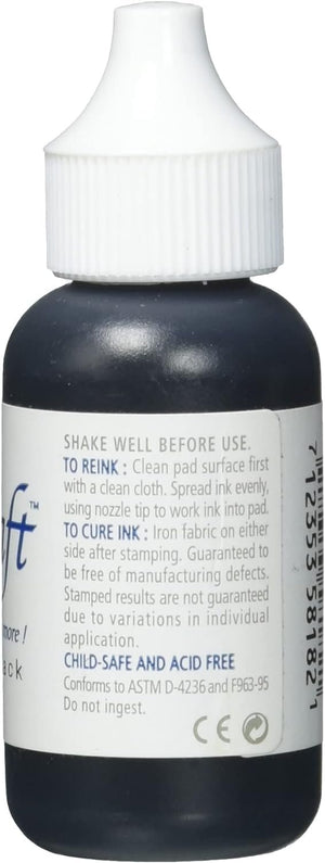 Tsukineko 1 Fluid Ounce VersaCraft Inker, Real Black