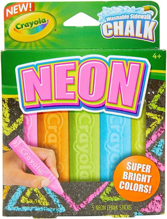 Crayola Neon Chalk 5ct