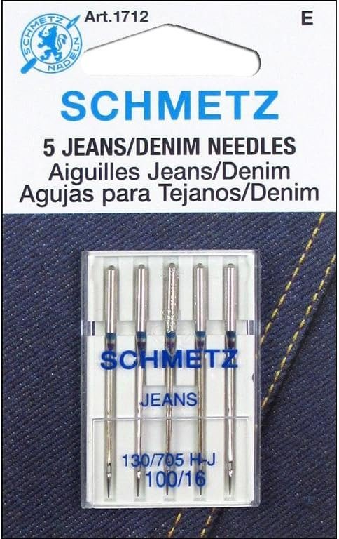 SCHMETZ Denim 5-Pack Size 16/100