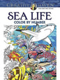 Creative Haven Sea Life Color by Number Coloring Book (Adult Coloring Books: Sea Life)