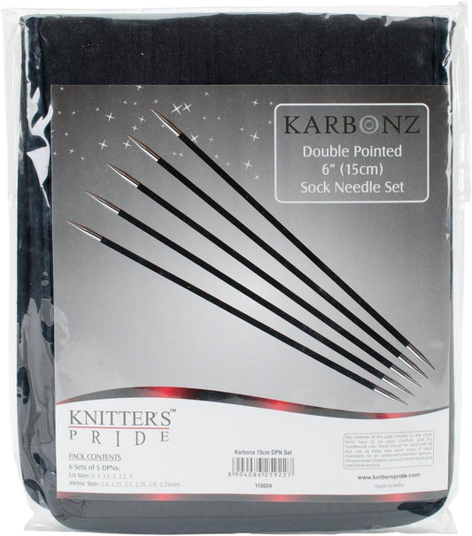 Knitter's Pride-Karbonz Double Pointed Needles Set, Socks Kit