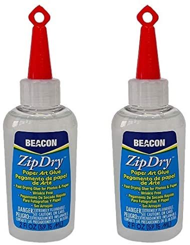 Beacon Zip Dry Paper Glue 2 oz. [PACK OF 2 ]