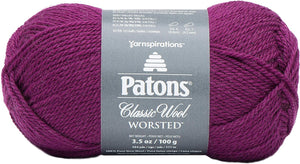 Patons Classic Wool Yarn, Amaranth