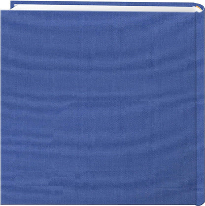 Fabric Frame Cover Photo Album 200 Pockets Hold 4x6 Photos, Sky Blue