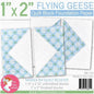 It's Sew Emma Flying Geese Quilt Block 1 x 2 Foundation Paper