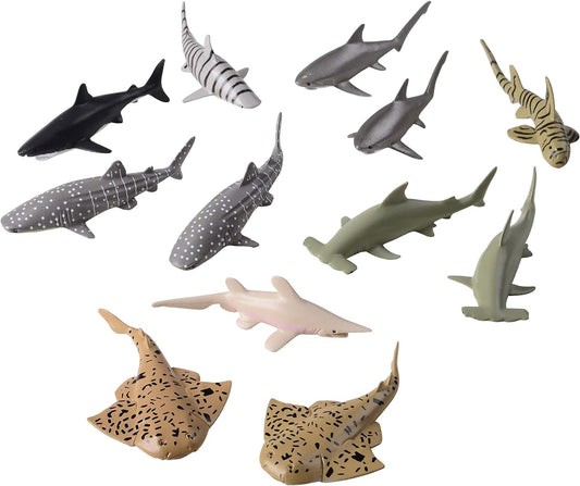 Shark Toy Animals (12 Count)