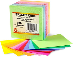 Hygloss 250 Cube Products Bright Sheets