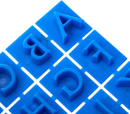 Midwest Products Traditional Letters and Numbers Stepping Stone Stamps