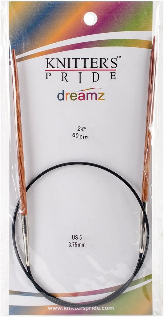 Knitter's Pride-Dreamz Fixed Circular Needles 24", Size 5/3.75mm