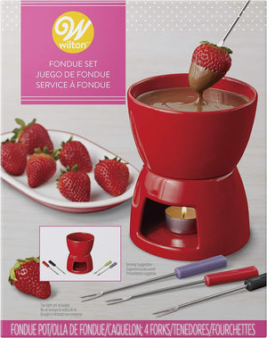 Wilton Ceramic Fondue Set