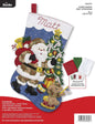 Bucilla Camo Santa Felt Applique Stocking Kit, 18 Inch