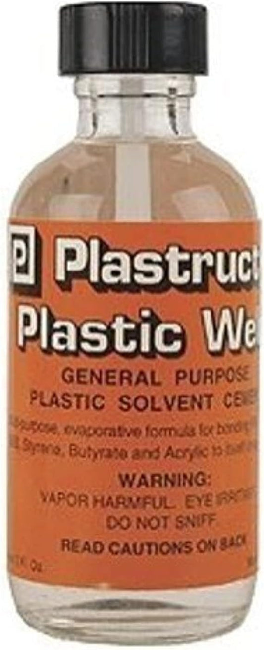 Plastruct Plastic Weld w/applicator 2oz Bottle