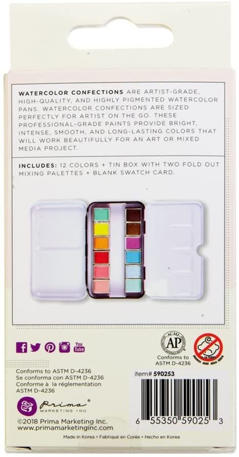 Watercolor Confections: Pastel Dreams