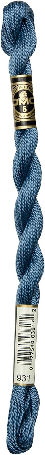 DMC Sz 3 Skein-16.4 yds/Md Antique Blue/931