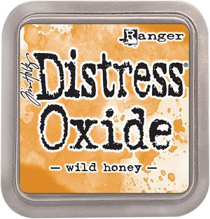 Ranger Tim Holtz Distress Oxide Ink Pads - Abandoned Coral, Wild Honey, Picked Raspberry, Peacock Feathers, Salty Ocean and Seedless Preserves - Bundle of 6 Ink Pads - Set Released June 2017