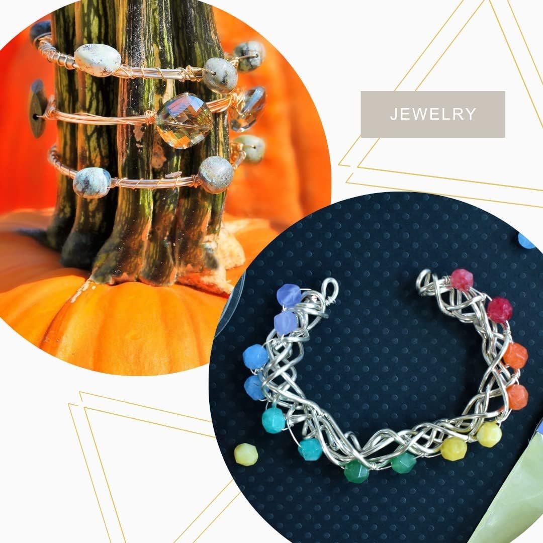 Artistic Wire Silver Plated Wire Coil - 10 12 14 16 Gauge Thick Jewelry Making Wrapping Wire for Beading and Crafts, Rings, Crystals, Earrings