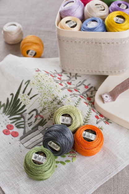 DMC 116 8-3685 Pearl Cotton Thread Balls, Very Dark Mauve, Size 8