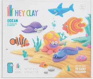 Fat Brain Toys Hey Clay Ocean Creatures - Clay Kit with Interactive App, Kids & Tweens