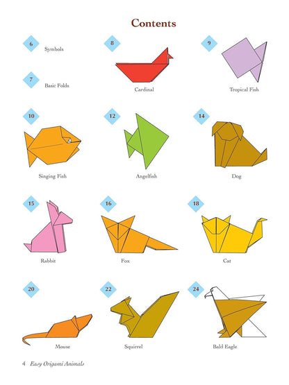 Easy Origami Animals (Dover Crafts: Origami & Papercrafts)