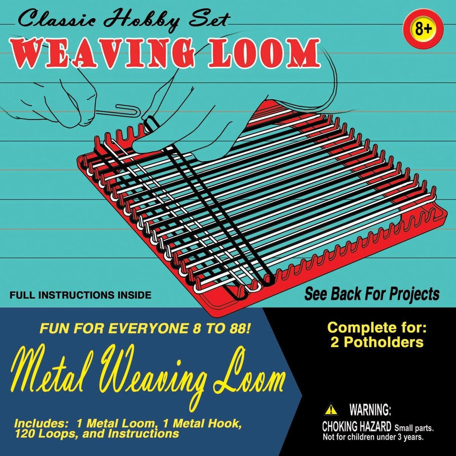 Pepperell Weaving Loom Retro Craft Kit, Red, 1 Count (Pack of 1)