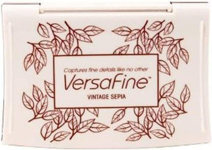 Tsukineko Full-Size VersaFine Instant Dry Pigment Ink, Vintage Sepia