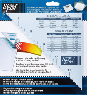 Scor-Pal SP406 Scor-Envi Diagonal and Envelope Template