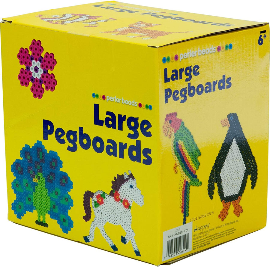 Perler Beads Large Fuse Bead Pegboards, 18pcs