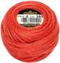 DMC 116 8-350 Pearl Cotton Thread Balls, Medium Coral, Size 8
