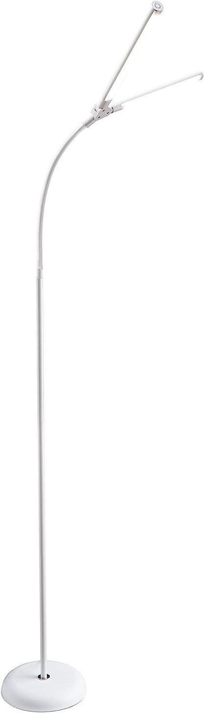 Daylight Duo Led Art & Craft lamp with Clamp - White