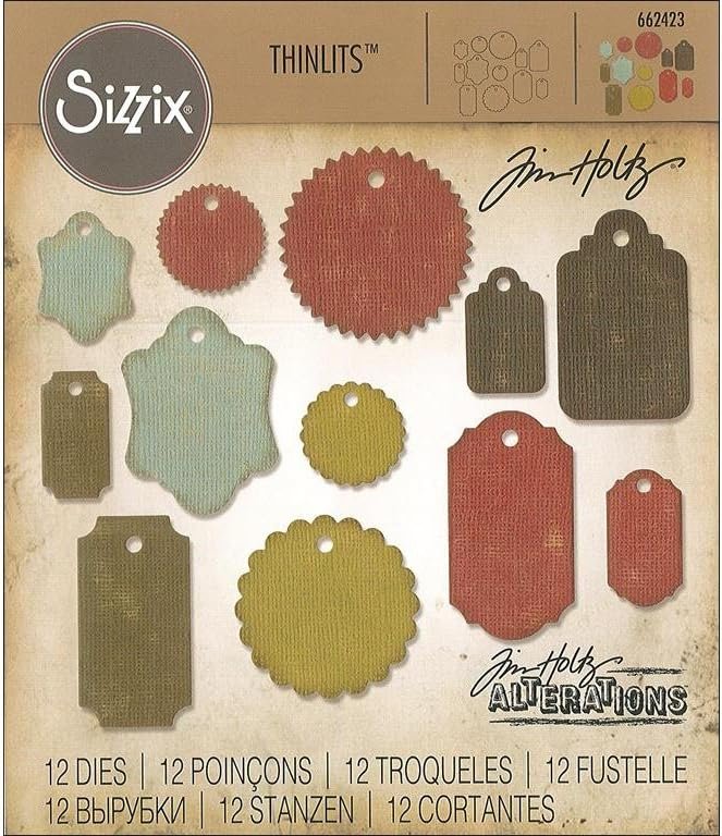 Sizzix THoltz Thinlits Die Gift Tags TH