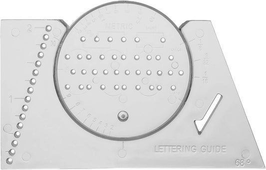 Pacific Arc Ames Lettering Guide for Lettering, Writing, Architecture, and Drawing