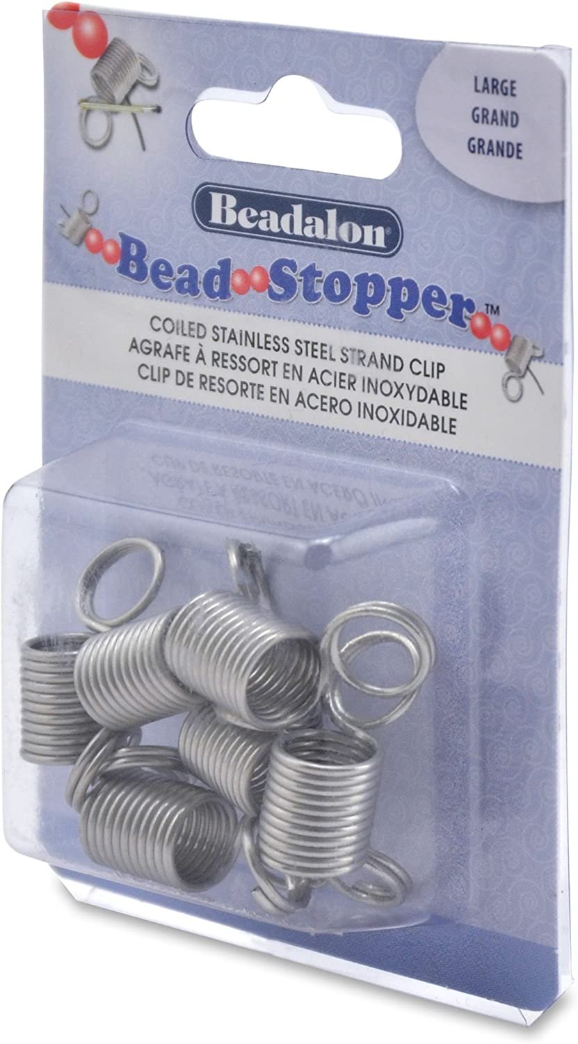 Beadalon 6-Piece Bead Stopper, Large