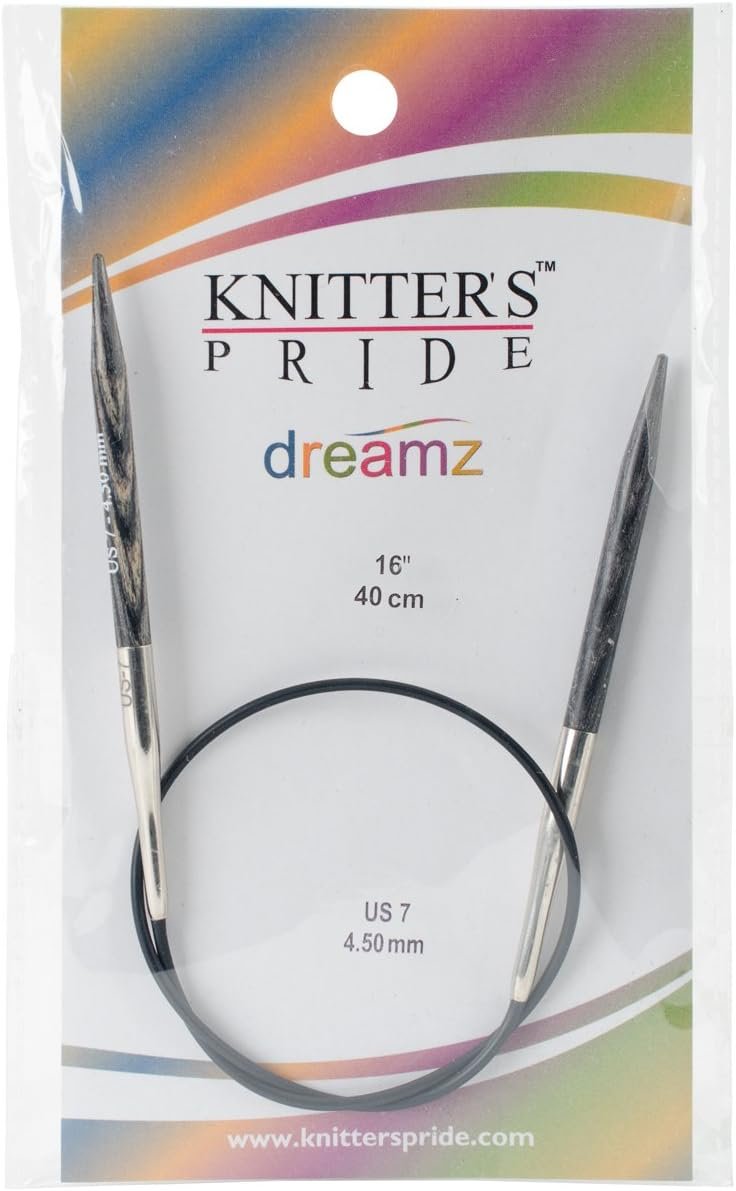 Knitter's Pride 515009-Dreamz Fixed Circular Needles 16", Size 7/4.5mm