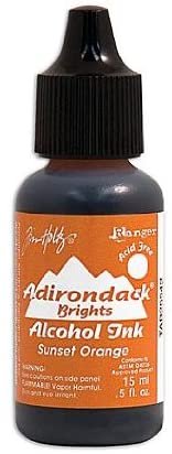 Ranger Adirondack Alcohol Inks sunset orange brights [PACK OF 6 ]