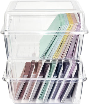 ArtBin 6841AG Card & Photo Box, Clear, 1 Box