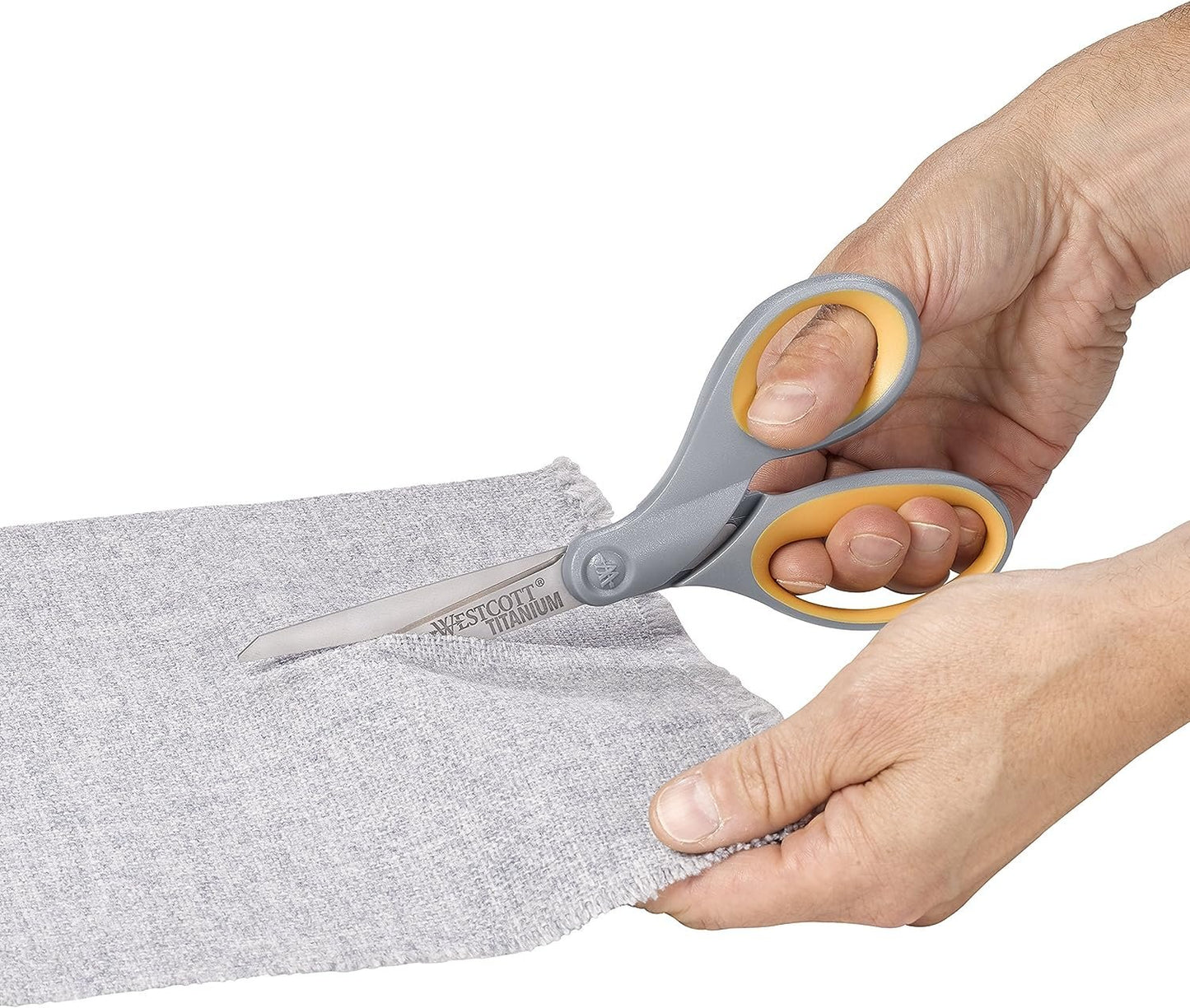 Westcott Pointed Titanium Bonded Scissors with Soft Grip Handles