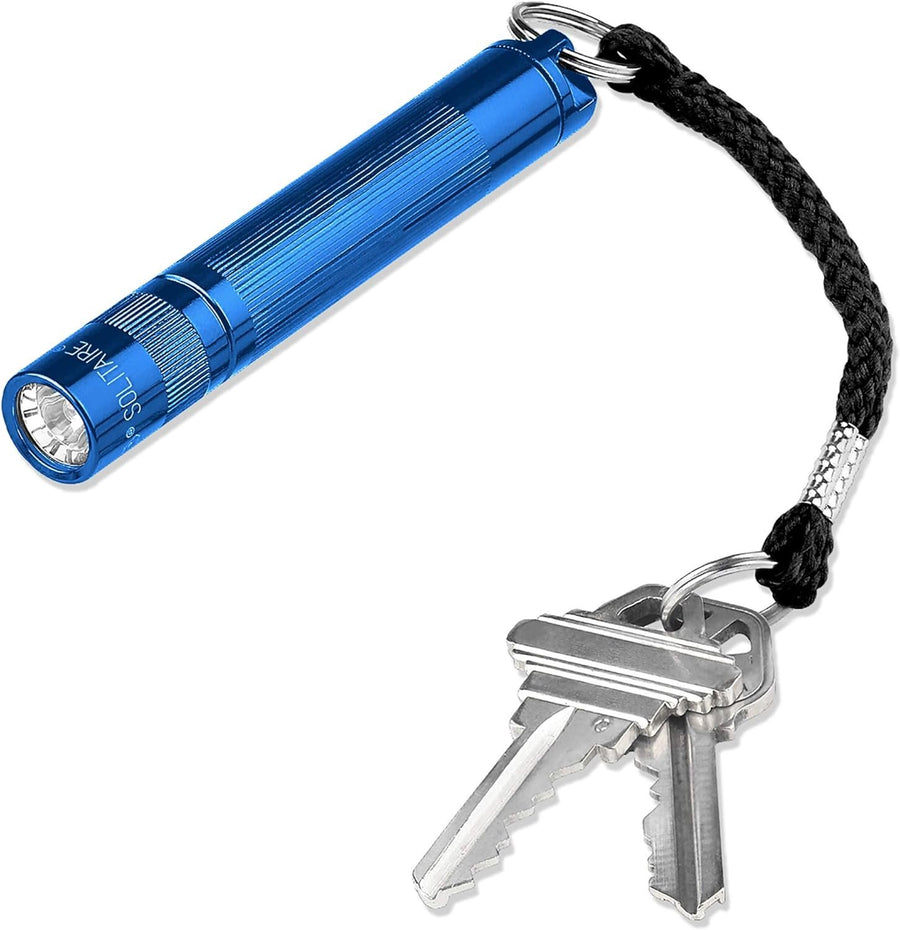 Maglite Solitaire Incandescent 1-Cell AAA Flashlight Blue