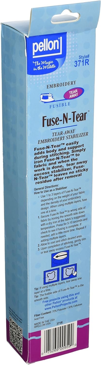 Fuse-N-Tear Stabilizer-12"X12 Yards