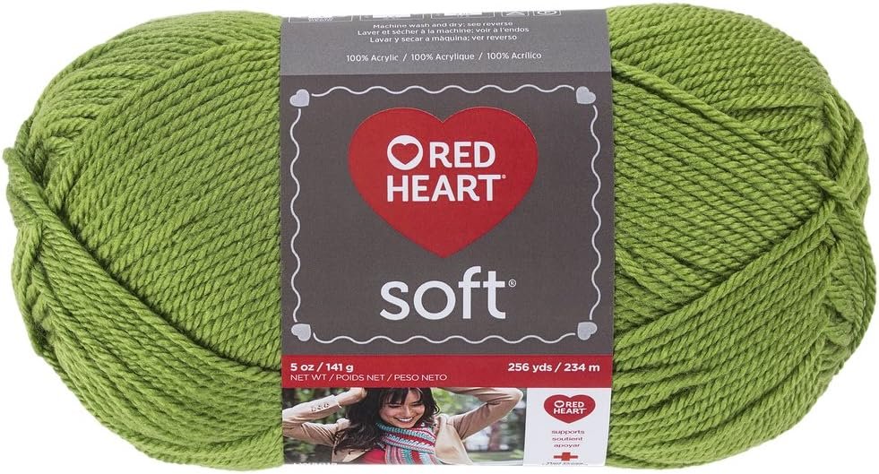 RED HEART Soft Yarn, Guacamole