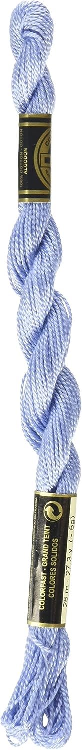DMC 115 5-341 Pearl Cotton Thread, Light Blue Violet, Size 5