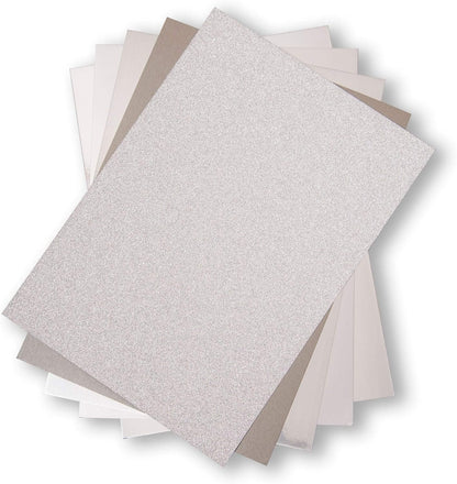 Sizzix Ivory, Surfacez, Surfaces-Opulent Cardstock, 8x11.5 inches, 50 Pack