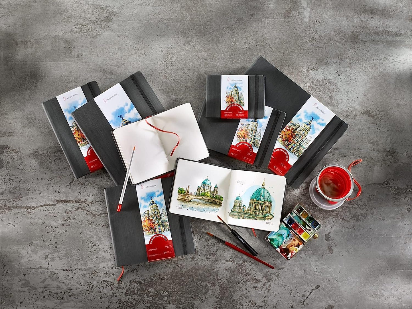 Hahnemuhle Watercolor Book A5 (8.3 x 5.8 inches) 200gsm Portrait