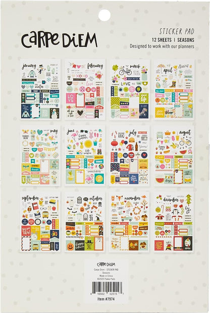 Carpe Diem by Simple Stories Seasons Sticker Tablet