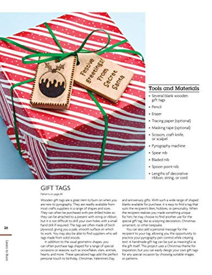 Learn to Burn: A Step-by-Step Guide to Getting Started in Pyrography (Fox Chapel Publishing) Easily Create Beautiful Art & Gifts with 14 Step-by-Step Projects, How-to Photos, and 50 Bonus Patterns