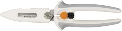 Fiskars Crafts Easy Action PowerCut Snips, 8, White/Gray