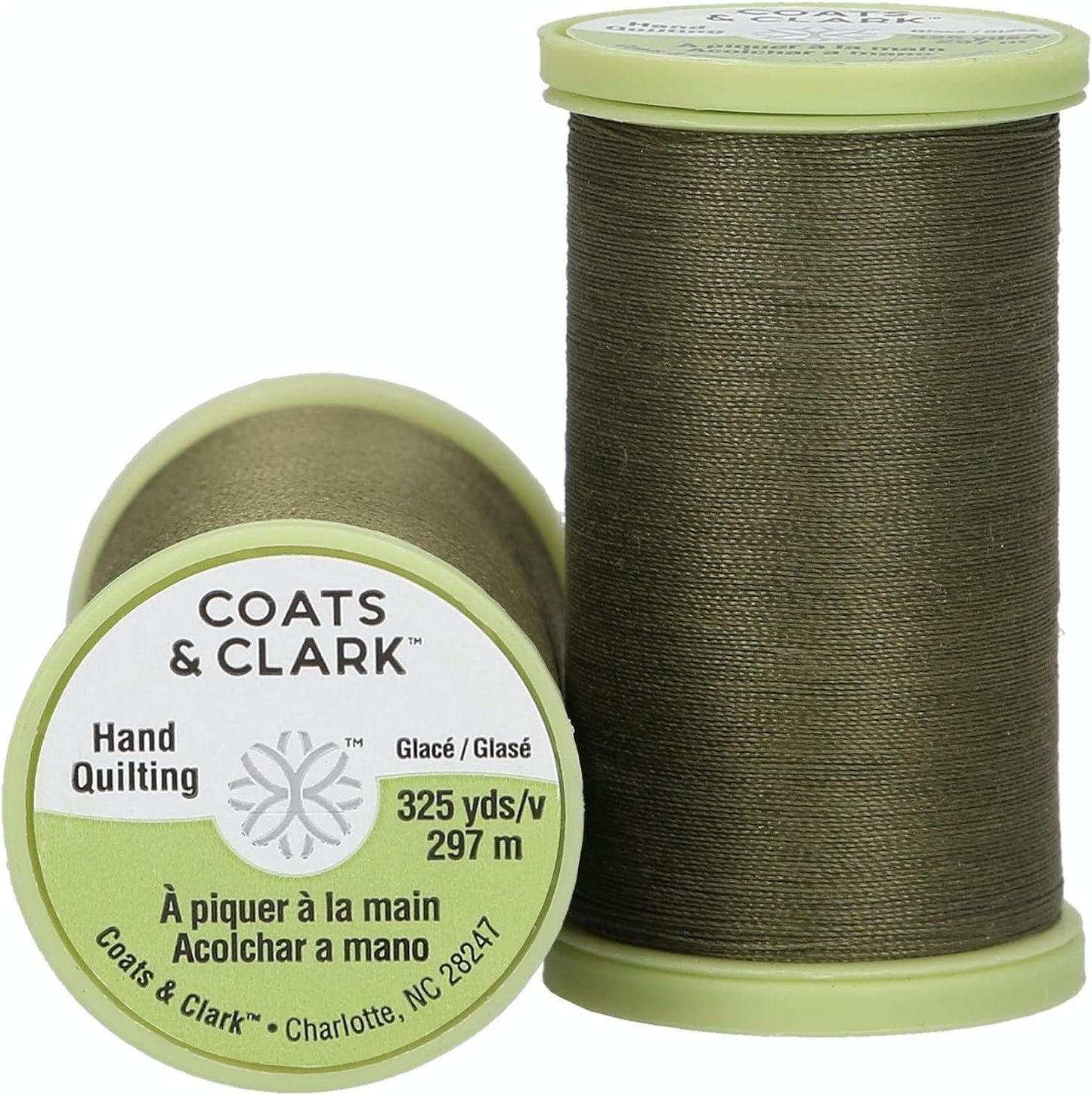 Coats Thread & Zippers Dual Duty Plus Hand Quilting Thread, 325-Yard, Bronze Green