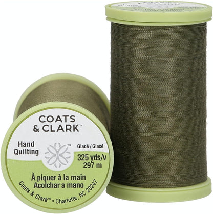 Coats Thread & Zippers Dual Duty Plus Hand Quilting Thread, 325-Yard, Bronze Green