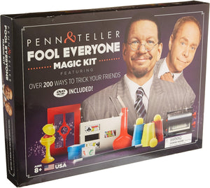 Fun Inc. The Penn & Teller Fool Everyone Magic Kit - Over 200 Ways To Trick Your Friends